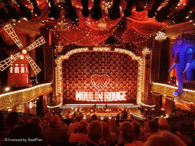 Piccadilly Theatre Royal Circle E18 view from seat photo
