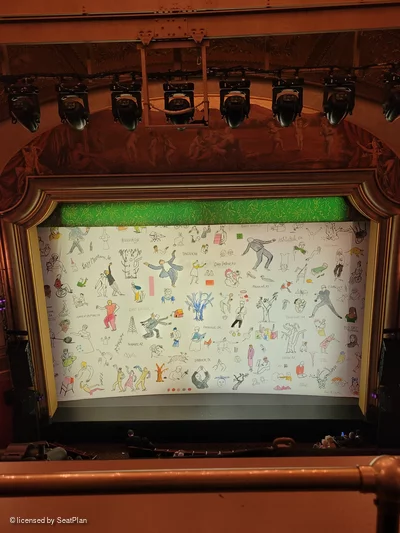 St James Theatre Balcony A106 view from seat photo