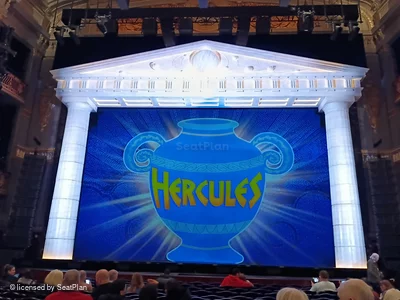 Theatre Royal Drury Lane Stalls O24 view from seat photo