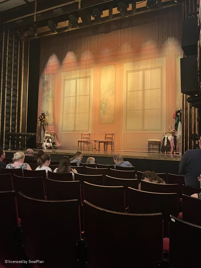 Vaudeville Theatre Stalls F17 view from seat photo