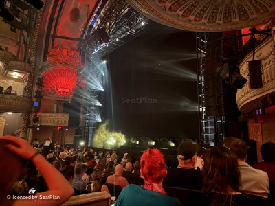 Palace Theatre Orchestra L8 view from seat photo