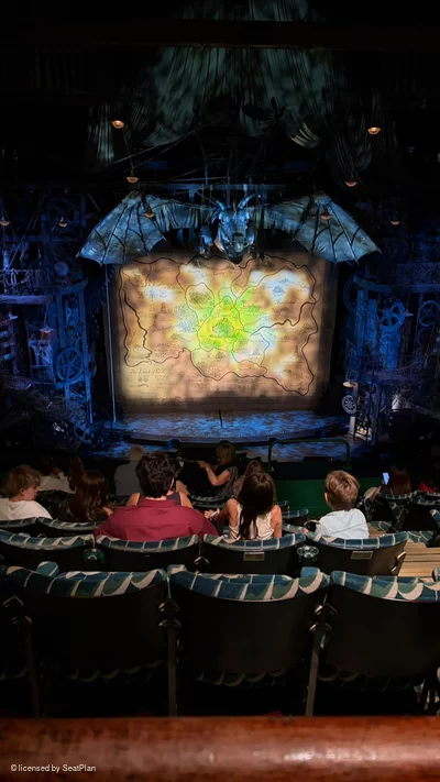 Apollo Victoria Theatre Dress Circle G30 view from seat photo
