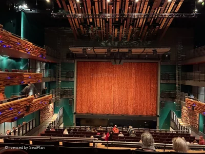 Aylesbury Waterside Theatre Circle 1 E16 view from seat photo