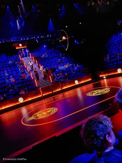 Troubadour Canary Wharf Theatre District 9 C23 view from seat photo