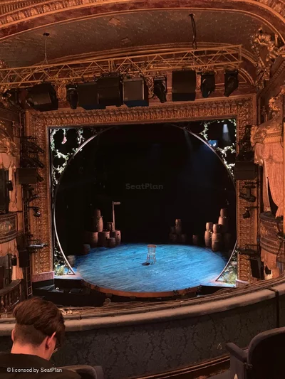 Theatre Royal Haymarket Royal Circle D9 view from seat photo