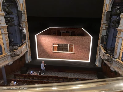 Harold Pinter Theatre Royal Circle A8 view from seat photo