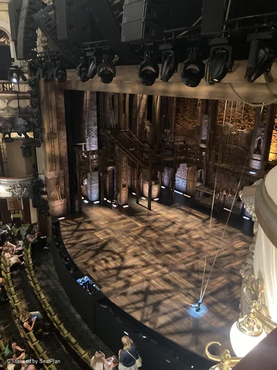 Victoria Palace Theatre Grand Circle Box A1 view from seat photo