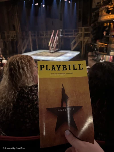 Richard Rodgers Theatre Orchestra P18 view from seat photo