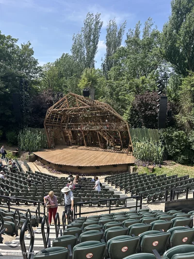 Regent's Park Open Air Theatre Upper Left S37 view from seat photo