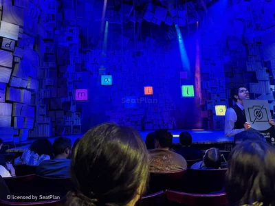 Cambridge Theatre Stalls E17 view from seat photo