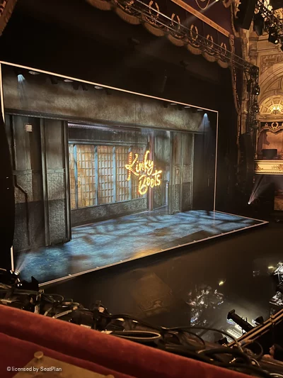 London Coliseum Dress Circle A69 view from seat photo
