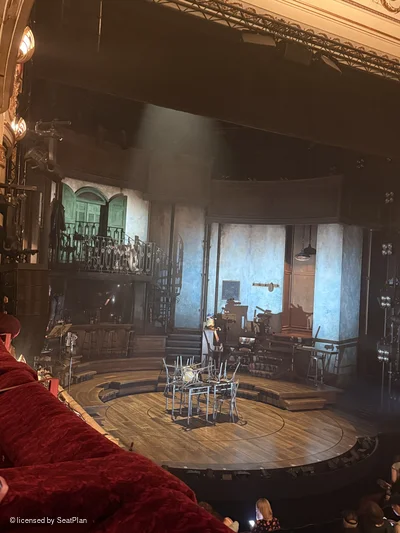Lyric Theatre Dress Circle BoxE1 view from seat photo