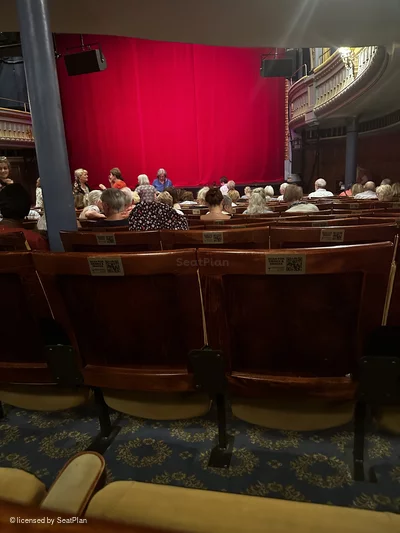 Harold Pinter Theatre Stalls P5 view from seat photo