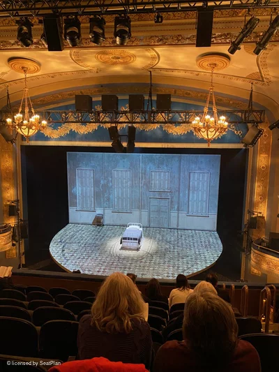 Gerald Schoenfeld Theatre Mezzanine H111 view from seat photo