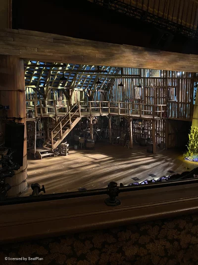 Nederlander Theatre Mezzanine B13 view from seat photo