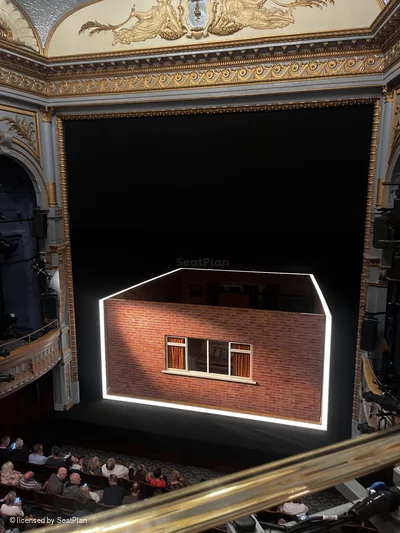 Harold Pinter Theatre Royal Circle A3 view from seat photo