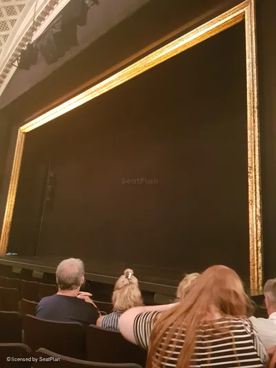 Ambassador Theatre Orchestra E16 view from seat photo