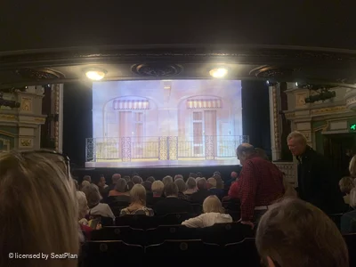 Ambassadors Theatre Stalls M8 view from seat photo