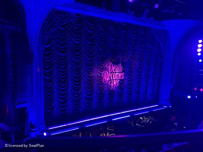 Lunt-Fontanne Theatre Front Mezzanine A9 view from seat photo