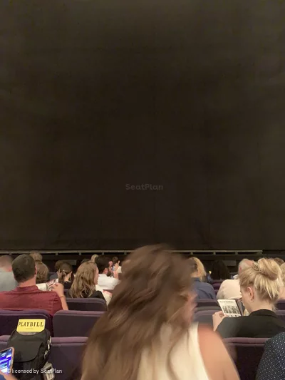 Lyceum Theatre Orchestra H105 view from seat photo