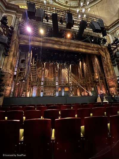 Victoria Palace Theatre Stalls E31 view from seat photo