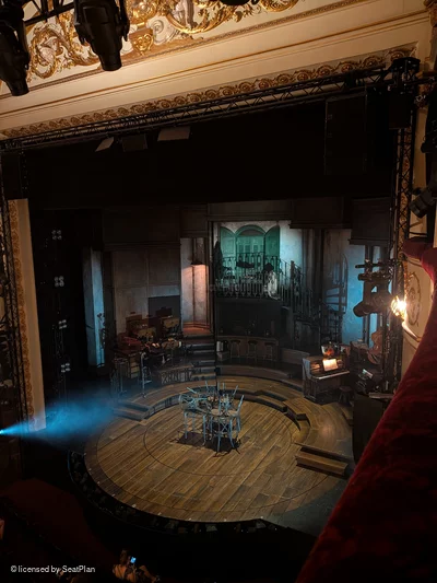 Lyric Theatre Grand Circle A6 view from seat photo