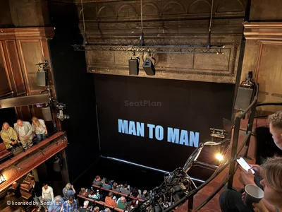 Royal Court Theatre Balcony B3 view from seat photo