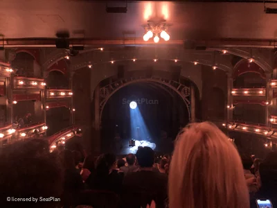 Lyric Theatre Dress Circle K102 view from seat photo