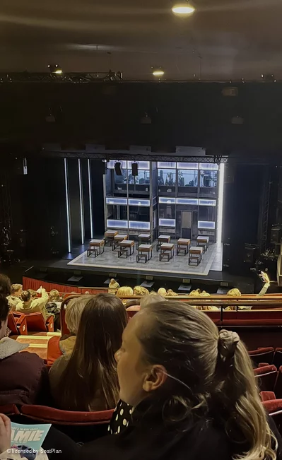 Peacock Theatre Dress Circle J5 view from seat photo