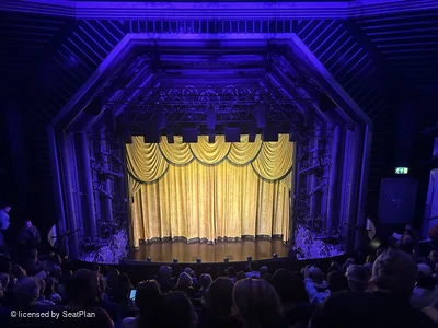 Trafalgar Theatre Dress Circle K10 view from seat photo