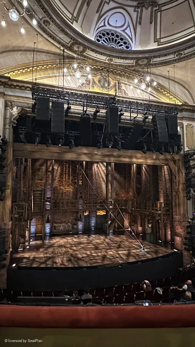 Victoria Palace Theatre Royal Circle C30 view from seat photo
