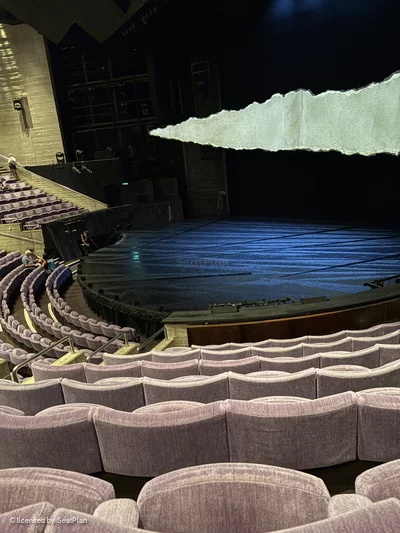National Theatre - Olivier Stalls K3 view from seat photo