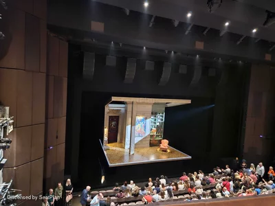 National Theatre - Lyttelton Circle B33 view from seat photo