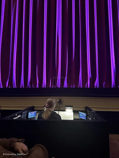 Music Box Theatre Orchestra C107 view from seat photo
