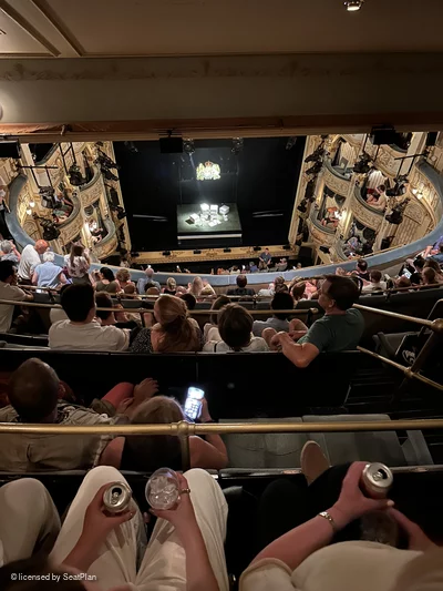 Wyndham's Theatre Grand Circle Standing4 view from seat photo