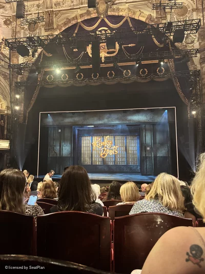 London Coliseum Stalls O5 view from seat photo