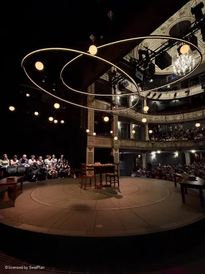 Duke of York's Theatre On Stage Seating SE1 view from seat photo