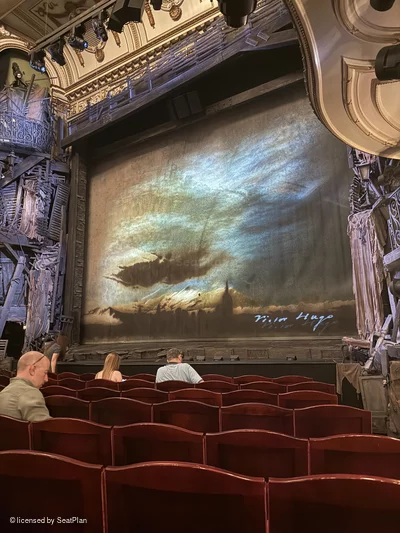 Sondheim Theatre Stalls H4 view from seat photo