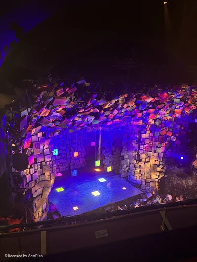 Cambridge Theatre Upper Circle C33 view from seat photo