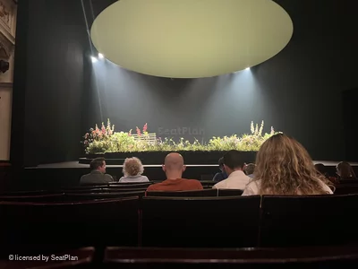 Garrick Theatre Stalls E16 view from seat photo