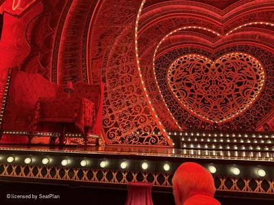 Al Hirschfeld Theatre Can Can! Table Seating Left F1 view from seat photo