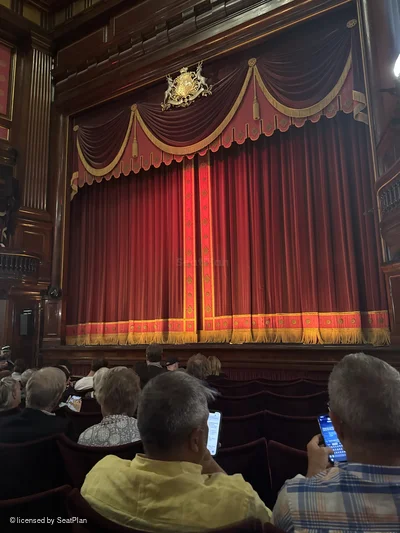 St Martin's Theatre Stalls G18 view from seat photo