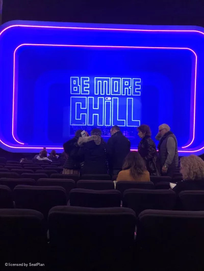 Lyceum Theatre Orchestra M110 view from seat photo