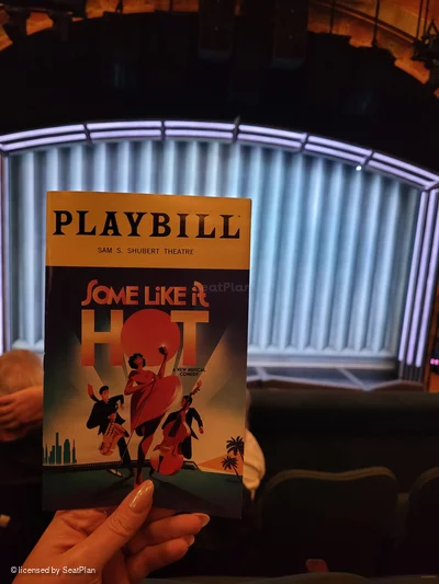 Shubert Theatre Mezzanine C112 view from seat photo