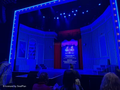 Daryl Roth Theatre Orchestra F104 view from seat photo