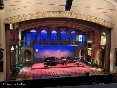 Gerald Schoenfeld Theatre Mezzanine A101 view from seat photo