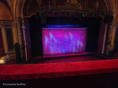 Liverpool Empire Circle B47 view from seat photo