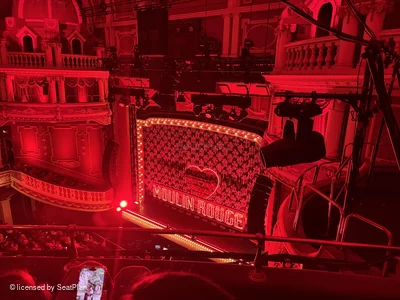 Sunderland Empire Upper Circle C7 view from seat photo