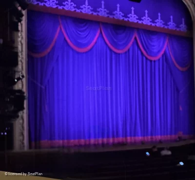 Lyceum Theatre Orchestra L3 view from seat photo