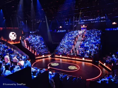 Troubadour Canary Wharf Theatre District 3 Q54 view from seat photo